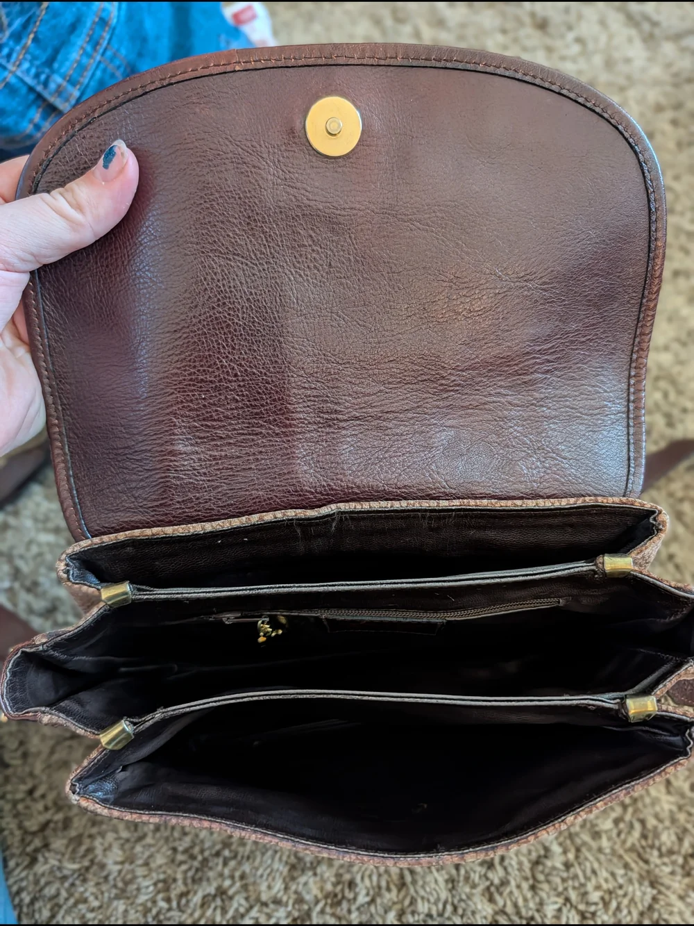 Vintage Caggiano Firenze Italia crossbody bag